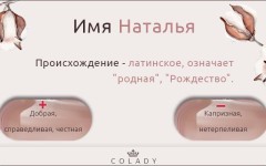 Имя Наталья — нумерология, психология и судьба