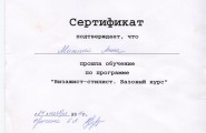 митина сертификат 2