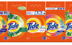 Компания Procter & Gamble выводит на рынок порошок Tide с прорывной инновационной формулой «Аквапудра»