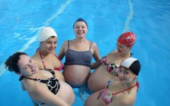 Упражнения аквааэробики для беременных в бассейне