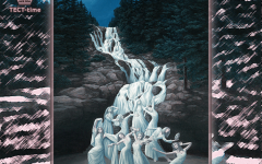 Психологический тест-иллюзия. Что вы увидели: водопад или девушек?