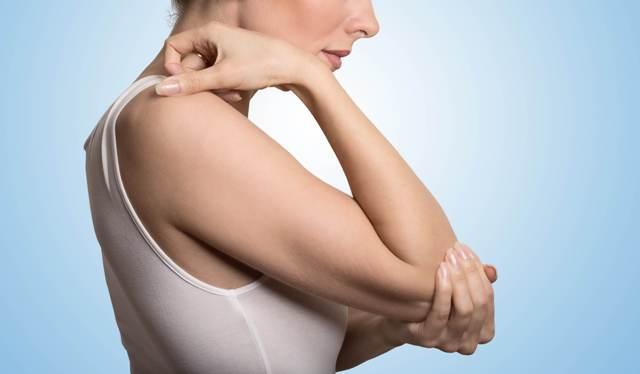 Dry skin on the elbows