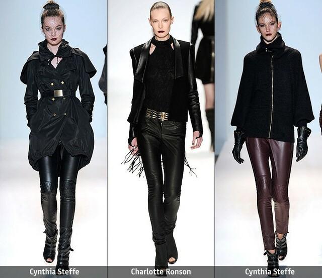 With what and how to wear women's leather pants this fall and winter - fashion trends