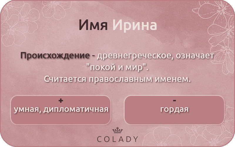 Irina name