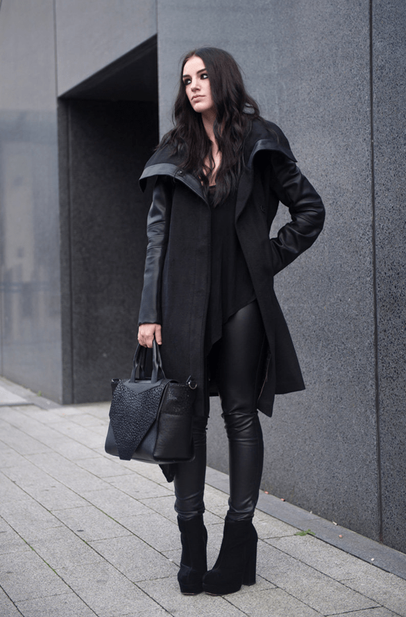 Accessories for a classic black coat7