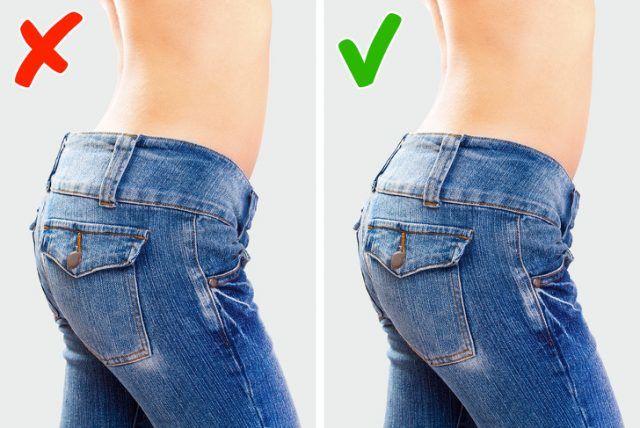 Mistakes when choosing jeans