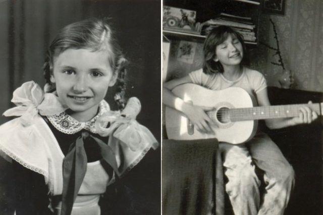 Diana Arbenina as a child