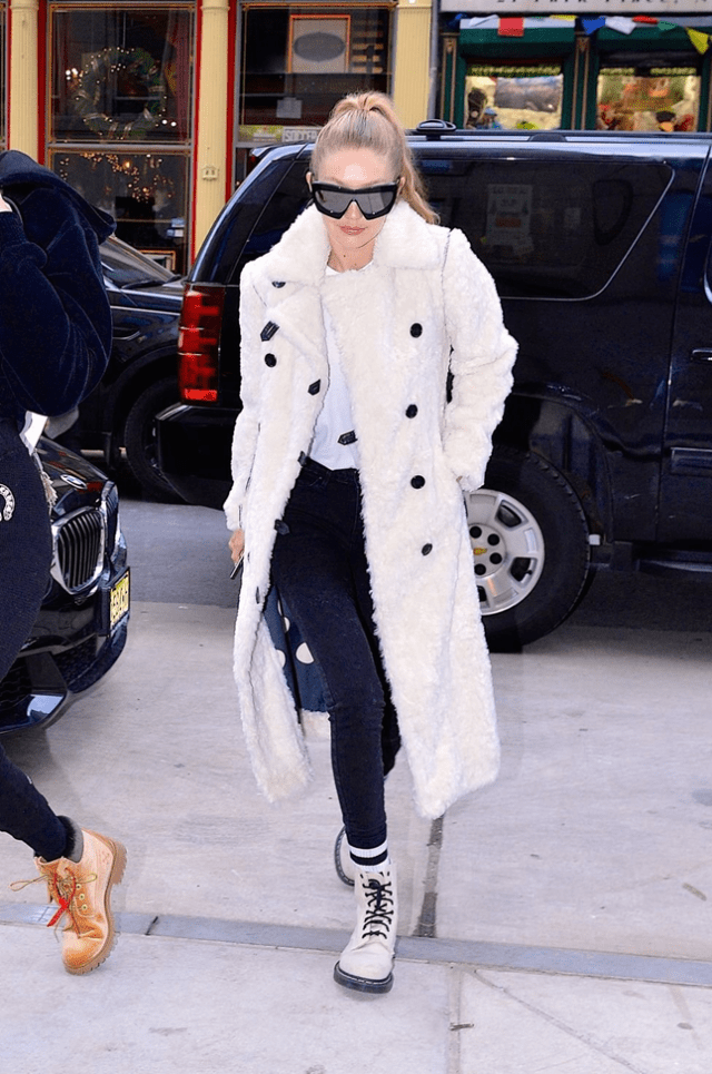 Winter looks from Gigi and Bella Hadid2