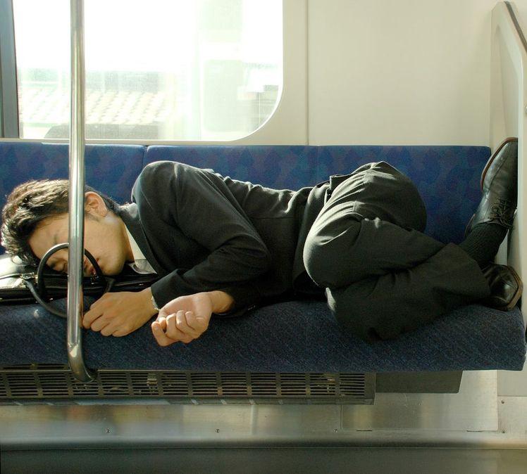 sleeping japanese