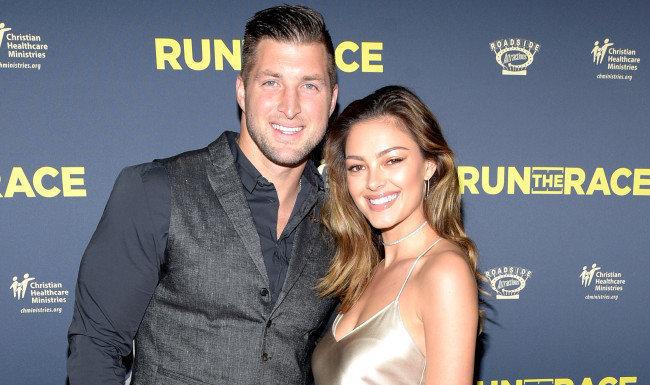 Tim Teebow and Demi-Lee Nel-Peters