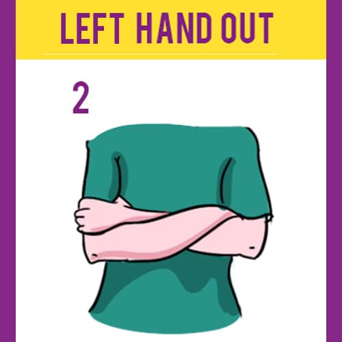 Quiz: the way you cross your arms reveals your personality