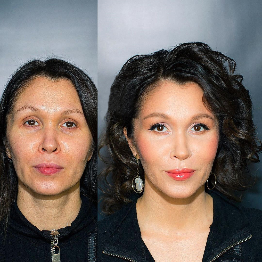 “I just enhance their natural beauty”: magically transform 20 women with the magic brush of the make-up artist