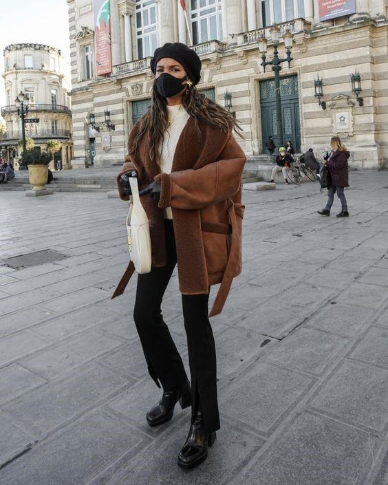 Fashionable sheepskin coats: 7 current models of the main trend of winter 2021-2022