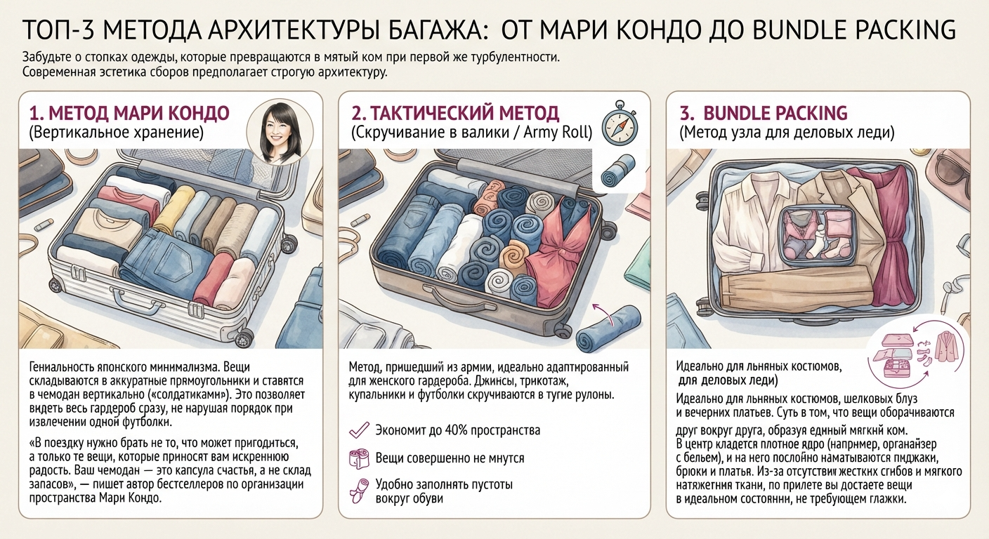 Дзен в чемодане: психология осознанных сборов, умные органайзеры и секреты нейро-упаковки